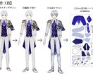 男性Vtuberモデル制作いたします 世界観に寄り添ったモデルを制作します イメージ4