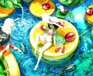 色鮮やかなキャライラスト制作お受けいたします ＳＮＳアイコン・一枚絵など...なんでもご相談ください！ イメージ6