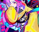 ポップな品質重視のイラストを描きます 昨今の絵柄とは差別化された目新しい、品質重視のイラストです。 イメージ3