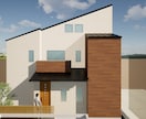 外観パース作成いたします 新居の家づくりの検討用に様々な角度からパース作成いたします！ イメージ7