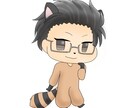 ミニキャラ、デフォルメキャラ描きます 2頭身〜3頭身程度のイラストです！似顔絵も可能かも？ イメージ3