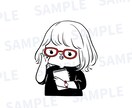 シュールなぶすのアイコンお描きします シンプル、シュール、ゆるかわ、ぶすかわがお好きな方に イメージ5