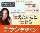 シンプル・きちんと感・ママ目線・のチラシ作成します 5名様まで限定価格・片面7,000円でデザインします イメージ1