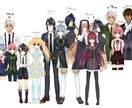 イラスト制作いたします 萌え系イラスト、お描き致します イメージ8