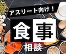 アスリート向けの食事内容を一緒に考えます プロ選手担当理学療法士がアスリート向けメニュー作成サポート イメージ1
