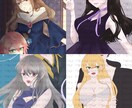 TRPG等の立ち絵イラストを描きます 可愛い女の子巨乳スタイルの良い子が得意！それ以外も募集中 イメージ2