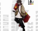 かっこいい系のイラスト全般・Live2D制作します キャラデザや1枚イラスト、Live2Dその他制作します！ イメージ6