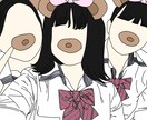 お気に入りの写真を線画のアイコンにします 高クオリティ、全体的に細かめ(前髪や服シワなのど) イメージ1