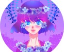 デジタルイラストでアイコン作成致します 目ヂカラ強め！リクエストのバストアップのアイコン描きます! イメージ5