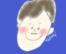 海外タッチで、水彩のほっこり似顔絵描きます 海外の子供が描いたような似顔絵を描きます。アイコンにも☺︎ イメージ2