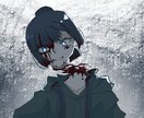 ダーク・不穏な雰囲気のイラストを制作します 歌ってみた/MV用サムネ対応。 イメージ9