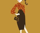 おしゃれでかわいいイラスト作成します アイコンやヘッダーに！SNSやHPをおしゃれに♪ イメージ4