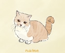 ねこちゃん似顔絵イラストお描きします うちの子グッズや贈り物、アイコンや名刺などに♪ イメージ2