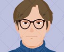 シンプルフラットな似顔絵アイコン描きます SNS・名刺・ブログ・ビジネスにもオススメです！ イメージ4