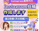 Instagram投稿作成・運用代行します 『画像制作のみ』から『全部丸投げ』まで！最適プランを提案！ イメージ1