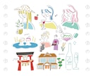 ご希望のテイストでイラストマップ・地図作成します イメージに合った地図のテイストについてご相談ください イメージ7