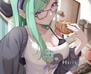 商用利用可！綺麗めなイラスト制作致します グッズやサムネイル等、汎用性のあるイラスト制作も可 イメージ2