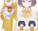 立ち絵やキャラデザ・衣装デザイン致します 配信やSNSで利用できる可愛い立ち絵を制作します イメージ4