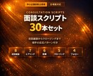 中小企業診断士の面談スクリプト30本お渡しします 面談で何を話すか迷わなくなる台本集 イメージ1