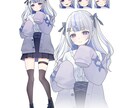 立ち絵、キャラクターデザインの作成をいたします Vtuber、立ち絵、IRIAM、ゲーム用などに使えます！ イメージ6