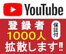 YouTube収益化！登録者1000人増加します 収益化報告多数是非ご検討ください！ イメージ1