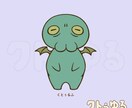 デェフォルメモンスターイラスト作成いたします たくさんいたら楽しいゆる～いモンスター イメージ2