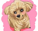 思い出に！可愛くポップにペットの似顔絵描きます 飼い主も追加でイラスト可能！ペットと一緒にいかがですか？ イメージ5