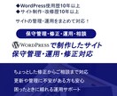 ホームページ管理＋相談対応（改善も可）をします WordPressの更新・修正・運用・改善相談まで対応 イメージ1