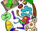 世界で１つ。人生をハッピーにします あなたや会社をイメージして描きます。Tシャツも出来ます！ イメージ4