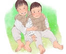 何年後も見返せる優しいタッチの似顔絵をお描きします お子様の成長記録をアイコンや贈り物で笑顔溢れる毎日に◎ イメージ3