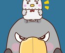 かわいい生き物イラストかきます デフォルメ生き物のイラストかきます。広告、アイコン、グッズ イメージ6