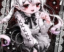 闇可愛いイラスト/アイコン絵/ミニキャラ描きます 地雷系、男の娘、ショタ、ケモ耳は大得意◎ イメージ3