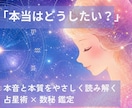 占星術×数秘で本質と人生の流れを読み解く鑑定します 心の奥にある気持ちや迷いをやさしく言葉にします イメージ1