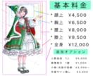 配信•SNS•活動用イラストを丁寧に作成します あなただけの世界観をキラキラの高品質な厚塗りで表現します イメージ6