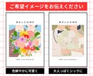海外アートポスター風のウェルカムボードを描きます 先着2名様限定のモニター価格！プロフィールブックにも◎ イメージ4