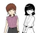 ６点セット★かわいいシンプルイラスト描きます 商業挿絵・プレゼン資料用・ブログ用挿絵やSNSアイコンに！ イメージ3