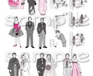 ファッション・冠婚葬祭に関するイラスト描きます 文章では伝えきれないコトをイラストで伝えます。 イメージ5