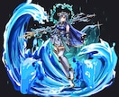 女の子キャラの立ち絵、イラストを制作ます オリジナルキャラクター対応／個人利用歓迎 イメージ6