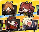 SNS等で使えるアイコンやイラストを描きます デフォルメから等身まで、気軽にご相談ください！ イメージ9