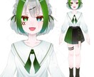 オリジナルキャラクターの立ち絵を描きます ゲームや配信、動画などに幅広く使えるイラストを作成します！ イメージ1
