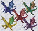 フリーゲームに使えるモンスターの立ち絵を売ります シンプルでゲームでの使いやすさを重視した立ち絵です イメージ4