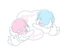 カップル・ペアアイコン描きます かわいい　おしゃれ　シンプル　人物・動物　カップルアイコン イメージ4