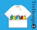 ロゴ風テキスト・アイコンのTシャツデザインします シンプルでお洒落が際立つ、プロスペックなTシャツ制作します。 イメージ1