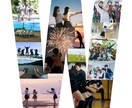 思い出の写真をたくさん使って文字を作ります 家族や友達、同僚など様々な写真で伝えたい文字を作りませんか？ イメージ1