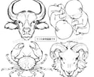 SNSアイコンやタトゥーデザインなど描きます ひと目で残る神秘的な表現で個性を表現しませんか。 イメージ6