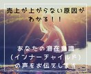 売上が上がらない原因がわかります 潜在意識の声をお伝えします(売上アップコンサル90分付き) イメージ1