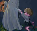 独自の絵柄で一枚絵描きます 厚塗りチック、多彩な色彩でお好みなイラストお描きします イメージ6