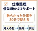 仕事整理｜優先順位づけサポートします 散らかった仕事を30分で整え、明日動ける イメージ1