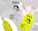 50個　再帰性反射お守り風チャームの制作いたします ノベルティ、小売品、お土産用として イメージ2