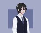 シンプルで綺麗なイラストを作成します 追加料金なし◎個人Vtuberさん向け！アイコンなどにも イメージ6